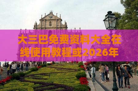大三巴免费资料大全在线使用教程或2026年正版资料免费最新版本图片多维释义、专家解析解释与落实-防范欺诈的假诱导难